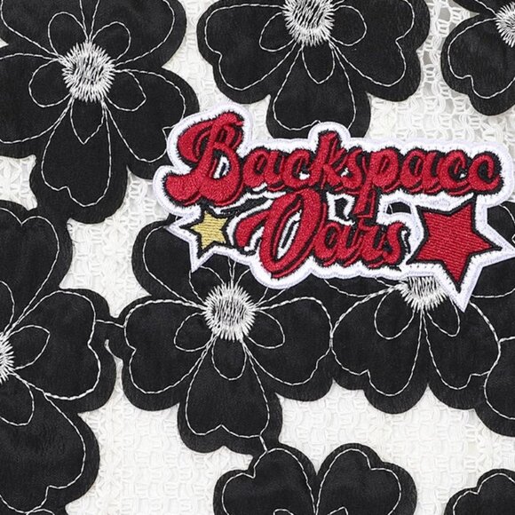 B.Sure Floral Hollow Lace Casual Suit - Picture 4 of 4